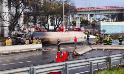 El accidente ocurrió alrededor de las 14:30 horas, cuando una pipa con capacidad de 49 mil 500 litros de gas volcó sobre la Calzada Ignacio Zaragoza, a la altura del Puente de la Concordia.