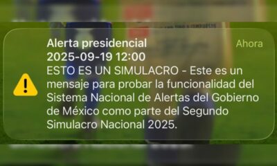 El aviso estuvo acompañado de un sonido de alarma que, para muchos, resultó sorpresivo e incluso alarmante.