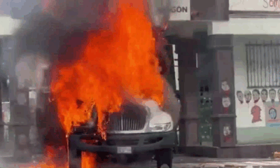 Antes de los disturbios, familiares de los estudiantes realizaron un mitin en el que reiteraron su exigencia de verdad y justicia, asegurando que no cesarán en su lucha hasta conocer el paradero de los jóvenes desaparecidos