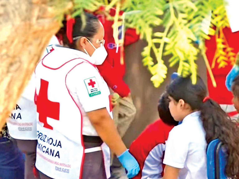 Como parte de la respuesta inmediata, la Comisión Estatal para la Protección Contra Riesgos Sanitarios (Coepris) realizó la toma de muestras de agua purificada y alimentos elaborados con pollo para su análisis
