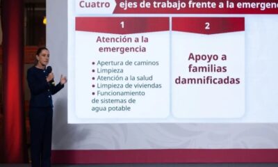 Sheinbaum destacó que este plan busca no solo atender la emergencia, sino también fortalecer la capacidad de respuesta del Estado ante fenómenos naturales.