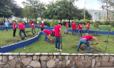 La jornada inició con una capacitación sobre la correcta plantación de árboles y continuó con las labores de forestación, concluyendo tras la instalación de todos los ejemplares y del jardín.