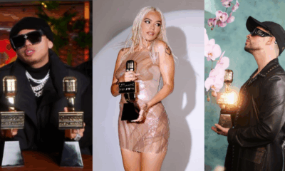 Karol G brilló con seis premios, destacando como “Hot Latin Songs” Artista Femenina del Año.