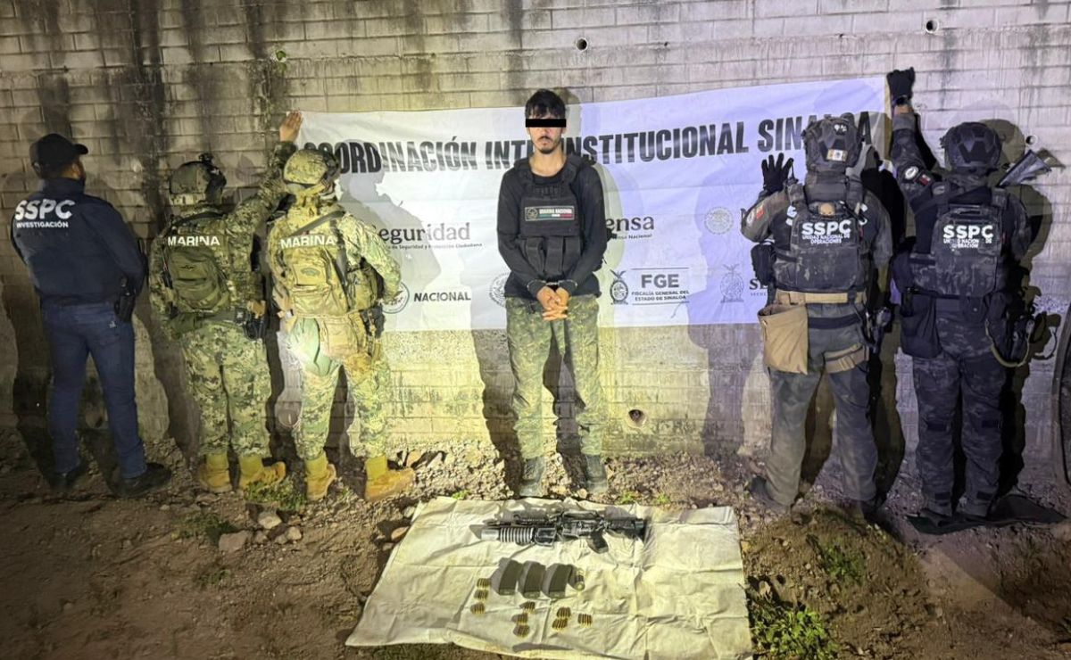 El operativo se realizó sin enfrentamientos, y el sujeto fue asegurado junto con un arsenal y equipo táctico.