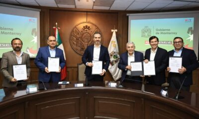 El acuerdo fue encabezado por el alcalde Adrián de la Garza, quien destacó que esta obra será estratégica para recibir a miles de visitantes durante el Mundial de la FIFA 2026.