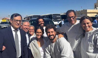 Los connacionales fueron trasladados a Amán, Jordania, donde fueron recibidos por el embajador de México en ese país, junto con el embajador de México en Israel.