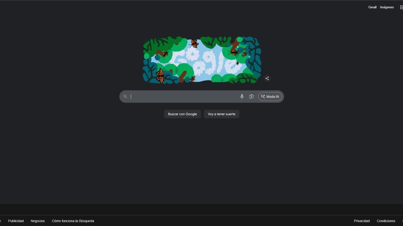 Con este gesto, Google rinde tributo a la belleza, resiliencia y simbolismo espiritual de una especie que cada año pinta de naranja los cielos de México.