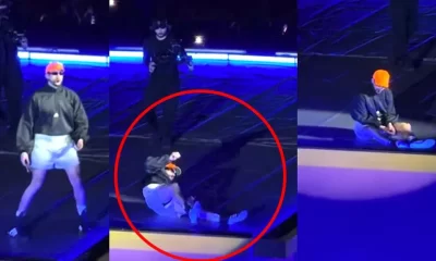 El momento fue captado desde distintos ángulos por los asistentes y rápidamente se volvió viral en redes sociales.