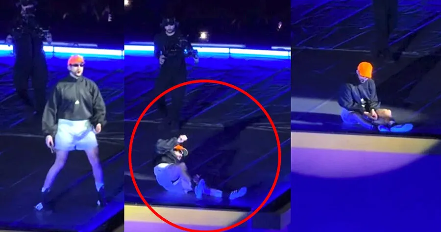 El momento fue captado desde distintos ángulos por los asistentes y rápidamente se volvió viral en redes sociales.