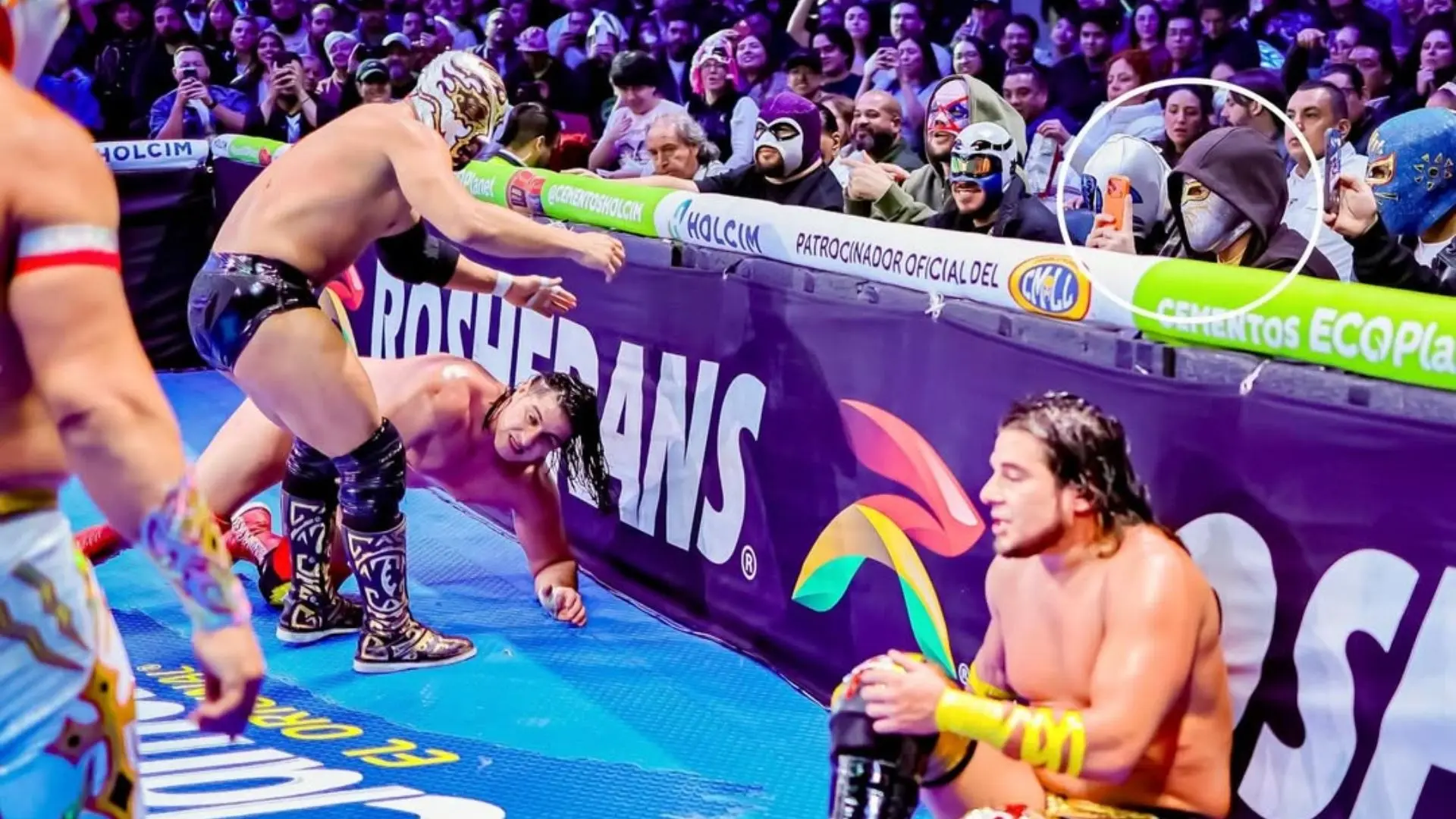 A través de sus redes sociales, el CMLL celebró la visita del artista, destacando que vivió de cerca “La Mejor Lucha Libre del Mundo”