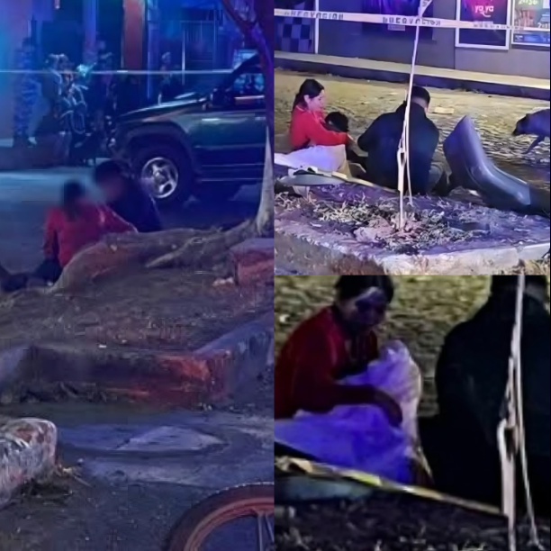 Sus padres llegaron poco después, protagonizando una escena de profundo dolor que conmovió a los presentes