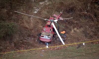 De acuerdo con el jefe de policía de Hammonton, Kevin Friel, tras el impacto uno de los helicópteros se incendió, por lo que policías y bomberos trabajaron para sofocar las llamas