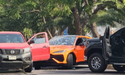 En el sitio quedó una camioneta Lamborghini Urus que era conducida por el empresario, quien viajaba con su hija, la cual falleció posteriormente cuando recibía atención médica.