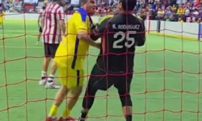 El incidente ocurrió después de que Rodríguez empujara por la espalda al exseleccionado nacional