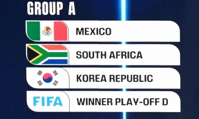México se enfrentará a Sudáfrica el próximo 11 de junio en el juego inaugural del Mundial 2026.