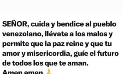Universo Alicia Machado y la actriz Marjorie de Sousa también publicaron mensajes celebrando lo que consideran un nuevo capítulo para Venezuela.