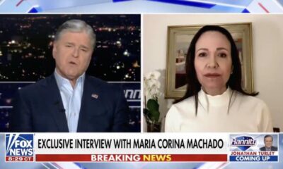 Tras estos hechos, la líder opositora María Corina Machado ofreció una entrevista a Fox News, donde expresó su profundo agradecimiento al mandatario estadounidense