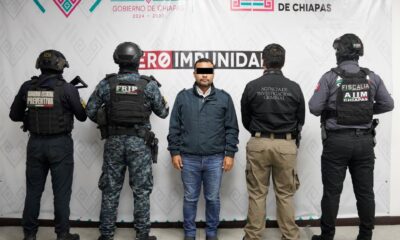 Cruz Díaz fue trasladado a la ciudad de Tuxtla Gutiérrez, donde quedó a disposición del Ministerio Público, y en las próximas horas se definirá su situación jurídica.