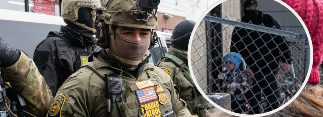 El menor, identificado como Liam Ramos, fue arrestado junto con su padre, Adrián Alexander Conejo Arias, al regresar del preescolar