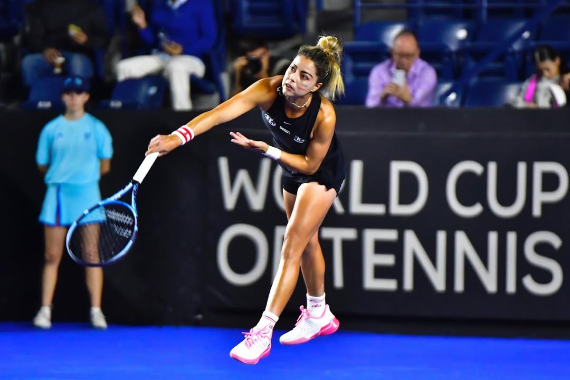 Zarazúa, número 77 del ranking mundial, fue superada por parciales de 7-5 y 6-4 por la séptima sembrada del certamen, quien avanzó a los cuartos de final.