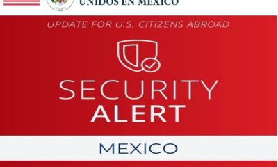 La alerta aplica para Jalisco —incluyendo Puerto Vallarta, Chapala y Guadalajara—, así como para Tamaulipas (Reynosa), Michoacán, Guerrero y Nuevo León