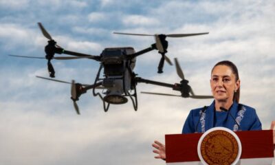“No tenemos ninguna información sobre el uso de drones en la frontera. Se va a investigar por qué se tomó esa decisión”, declaró Sheinbaum