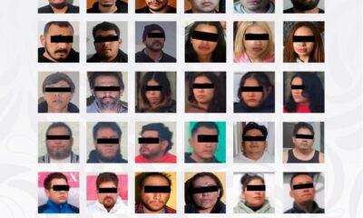 En los cateos se aseguraron armas de fuego, cartuchos útiles, dosis de droga, dinero en efectivo, vehículos, teléfonos celulares y dispositivos de almacenamiento de información.