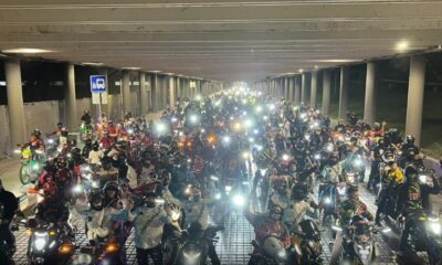 La movilización inició cerca de las 20:00 horas en el sector de Ciudad Solidaridad, al norponiente del municipio, para después avanzar en caravana hacia el centro