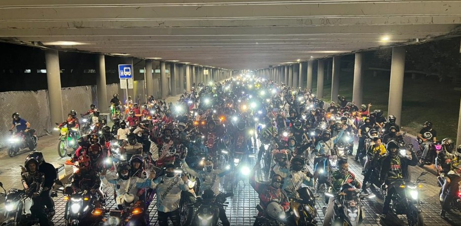 La movilización inició cerca de las 20:00 horas en el sector de Ciudad Solidaridad, al norponiente del municipio, para después avanzar en caravana hacia el centro