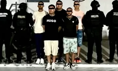 Los detenidos fueron identificados como Jorge, de 28 años; Juan y Orlando, ambos de 22; José, de 20, así como un menor de 17 años.