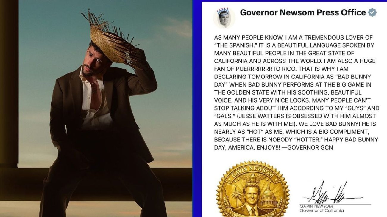 El mandatario elogió la “voz dulce y hermosa” de Bad Bunny, así como su carisma y presencia, asegurando que es un referente para la comunidad latina en Estados Unidos.