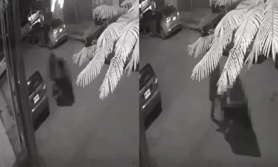 De acuerdo con las investigaciones, el presunto homicida habría recorrido unos 400 metros desde su domicilio hasta el cruce de las calles Artesanal y Espacial, donde presuntamente arrojó el cadáver a un pozo.