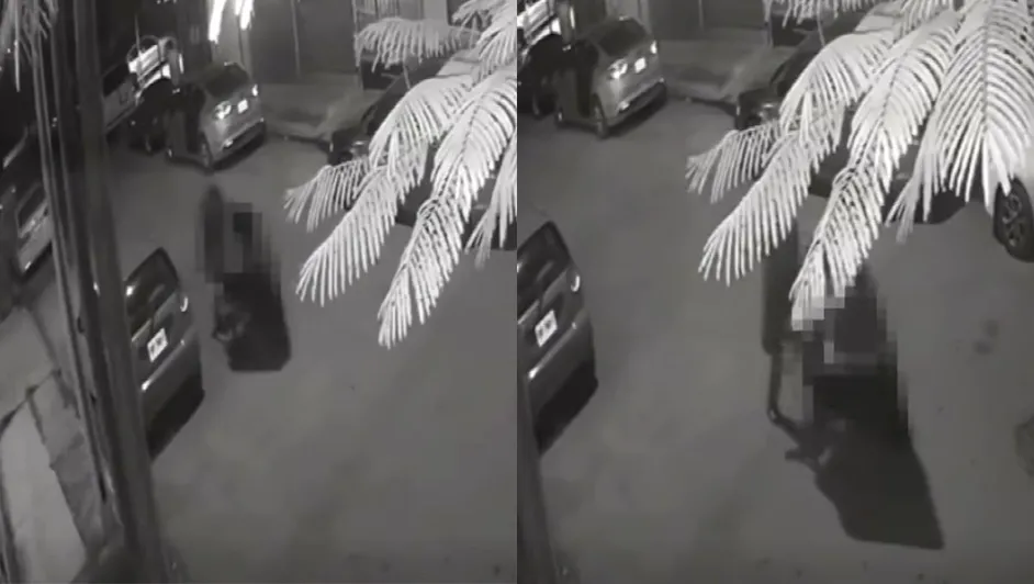 De acuerdo con las investigaciones, el presunto homicida habría recorrido unos 400 metros desde su domicilio hasta el cruce de las calles Artesanal y Espacial, donde presuntamente arrojó el cadáver a un pozo.