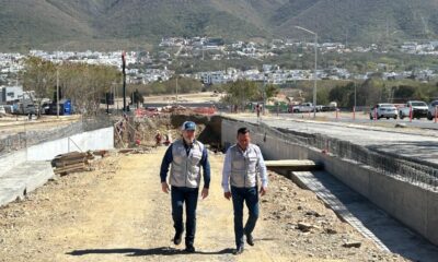 El puente vehicular, que conectará las avenidas La Rioja y Las Estancias, presenta un avance del 75 por ciento y contará con un carril por sentido, área peatonal, ciclovía y acotamiento