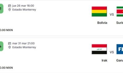 La semifinal está programada para el 26 de marzo y la final el 31 del mismo mes, en una mini competencia que otorgará dos de las últimas seis plazas para la primera Copa del Mundo con 48 selecciones.