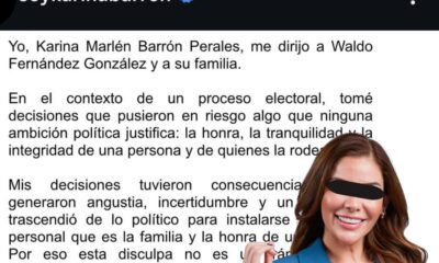 Barrón ofreció disculpas públicas y deberá pagar, en conjunto, una reparación del daño por 3.2 millones de pesos.