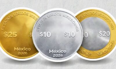 De acuerdo con la publicación oficial, la moneda de oro tendrá un valor nominal de 25 pesos, un diámetro de 23 milímetros y un peso de 7.776 gramos, equivalente a un cuarto de onza troy de oro puro con una pureza mínima de 0.999.