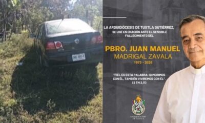 La diócesis detalló que el sacerdote se desempeñaba como vicario en la parroquia San Marcos Evangelista, en el municipio de Ocotepec, donde realizaba labores pastorales.