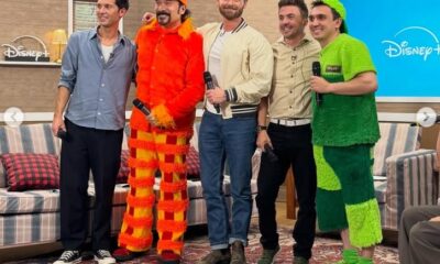 La visita de los actores forma parte de una gira promocional en el país, con participaciones en programas como “Venga la Alegría”.