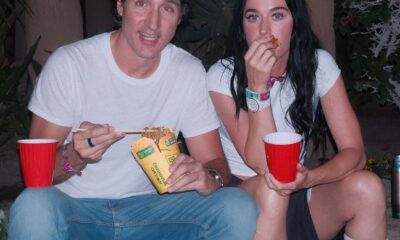 Las imágenes, grabadas en el festival Coachella, lo muestran disfrutando del evento junto a la cantante Katy Perry
