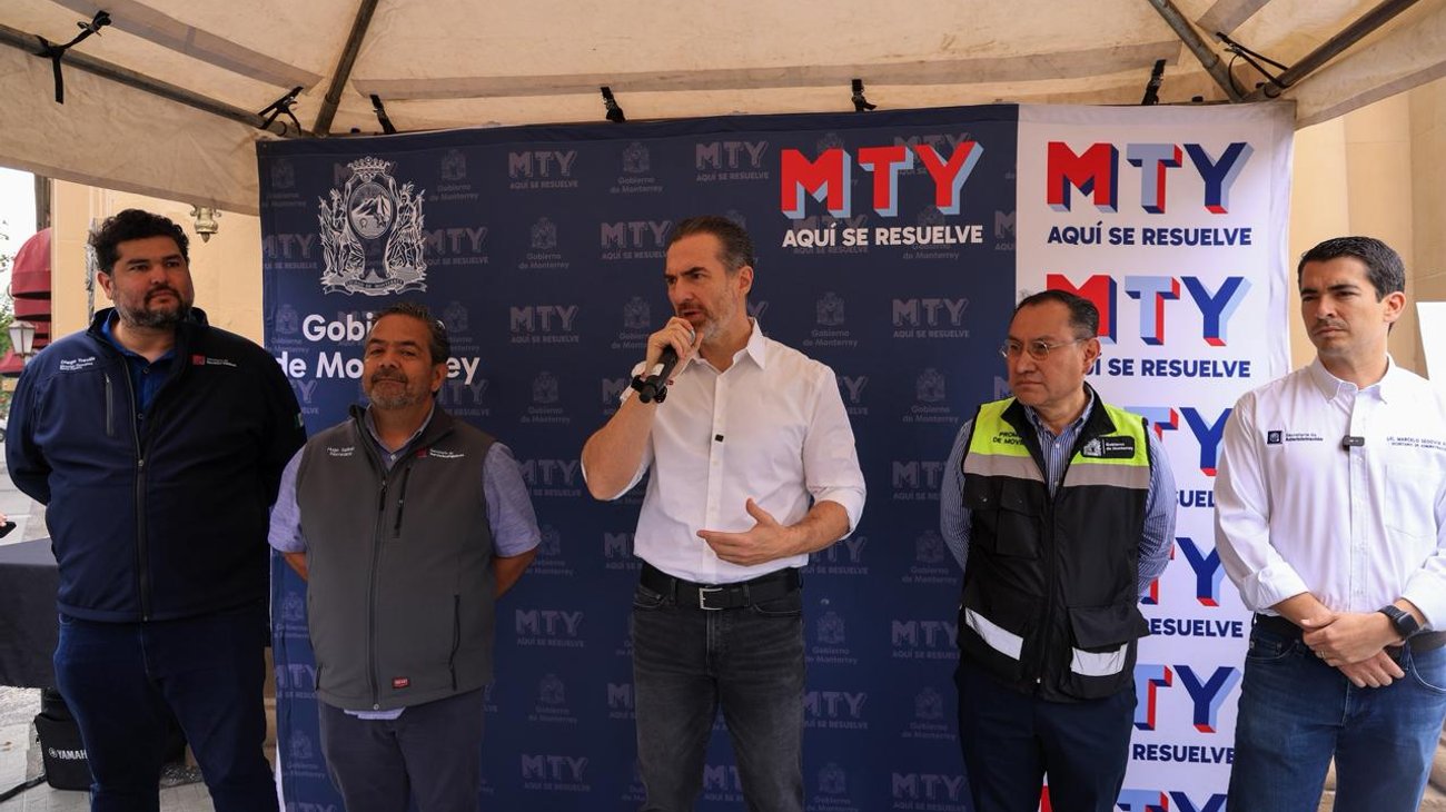 El alcalde Adrián de la Garza supervisó los trabajos y señaló que la decisión responde a estudios de ingeniería vial realizados desde el inicio de su gestión