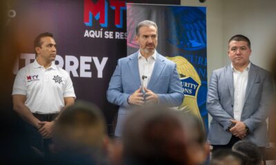 Durante el recorrido, el edil presenció un simulacro de balacera con personas heridas y conoció los protocolos de reacción que aplicarán los cuerpos de seguridad durante eventos de gran concentración