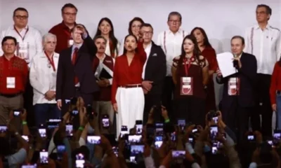 En su último mensaje como dirigente, Alcalde hizo un llamado a la unidad interna y a respaldar a la presidenta Claudia Sheinbaum, especialmente ante el contexto político internacional.
