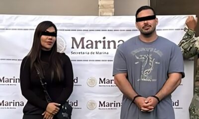 Las autoridades ejecutaron órdenes de cateo en propiedades ubicadas en San Pedro Garza García, Monterrey y Allende, donde además de la captura del sospechoso, de 39 años, también fue detenida una mujer de 41 años.
