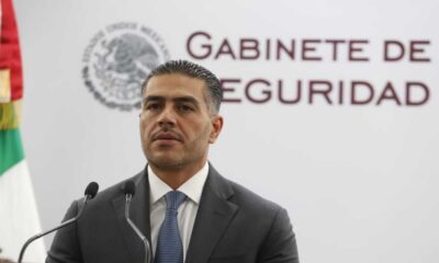“Donde existan indicios y pruebas, se actuará contra quienes cometan delitos, sean funcionarios o ex funcionarios”, afirmó Harfuch durante su mensaje.