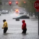 En redes sociales comenzaron a circular videos que muestran la magnitud de las inundaciones