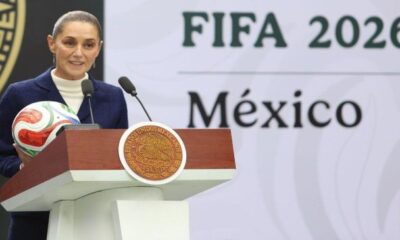 Durante su conferencia, Sheinbaum afirmó que el turismo continúa en crecimiento y señaló que ya se registra la llegada de aficionados a las sedes mundialistas de Ciudad de México, Monterrey y Guadalajara.