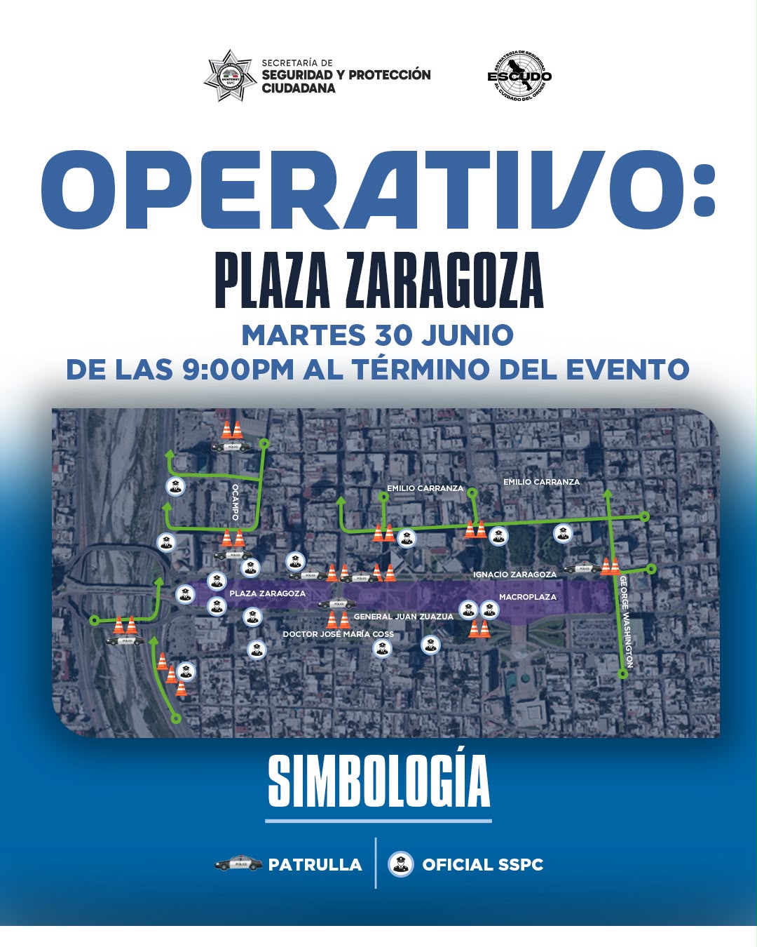 El encuentro está programado para iniciar a las 19:00 horas, aunque en caso de empate podría extenderse a tiempos extra y penales, por lo que el operativo se ajustará de acuerdo con la duración del partido.