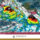 De acuerdo con el reporte más reciente, Cristina se ubica a unos 150 kilómetros al sureste de El Salvador y presenta vientos sostenidos de 65 kilómetros por hora, con rachas que alcanzan los 85 km/h.