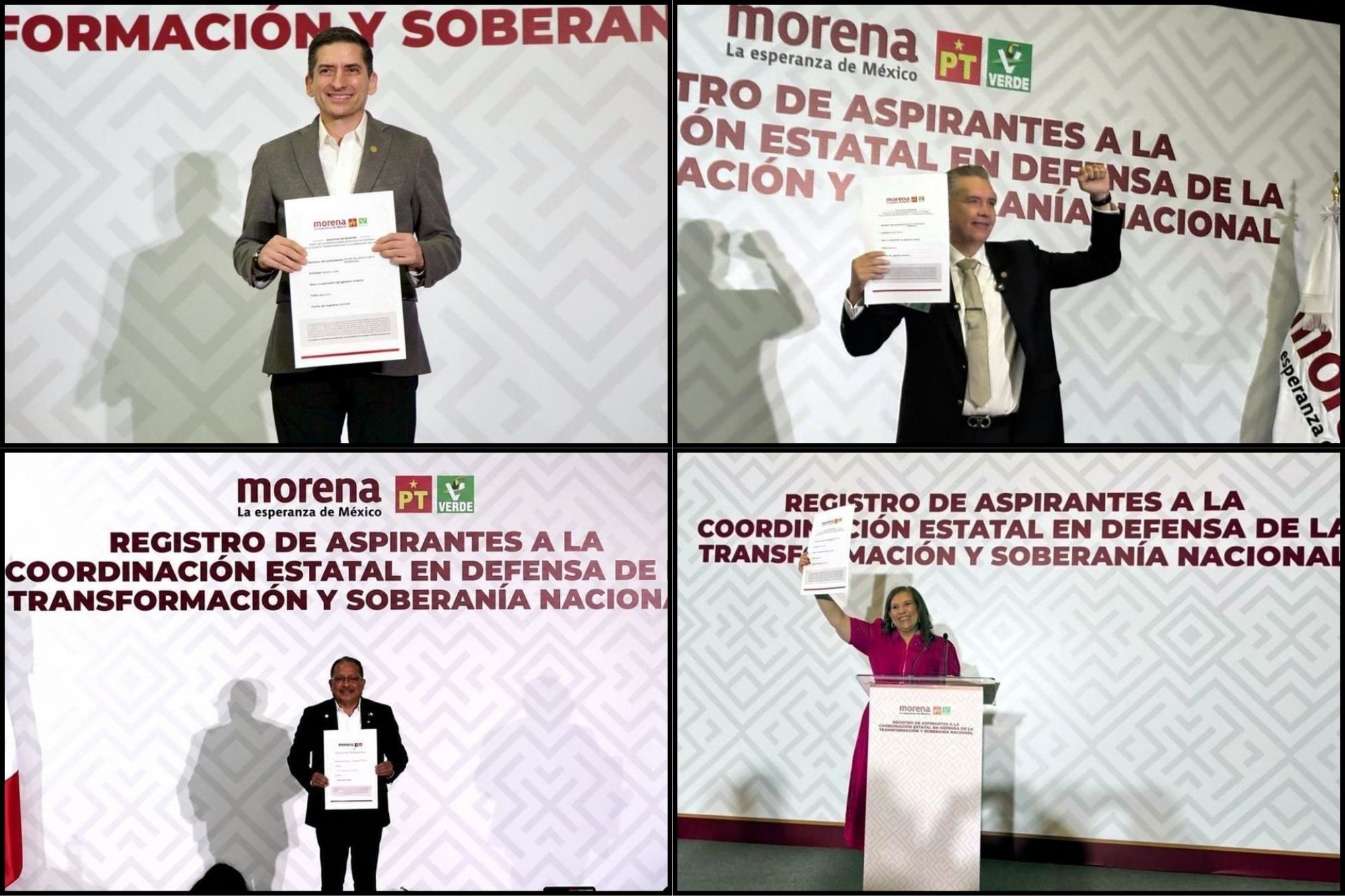Por su parte, el senador Waldo Fernández acudió acompañado de simpatizantes, alcaldes y legisladores locales y federales, y afirmó que el principal objetivo debe ser fortalecer al movimiento por encima de las aspiraciones personales.